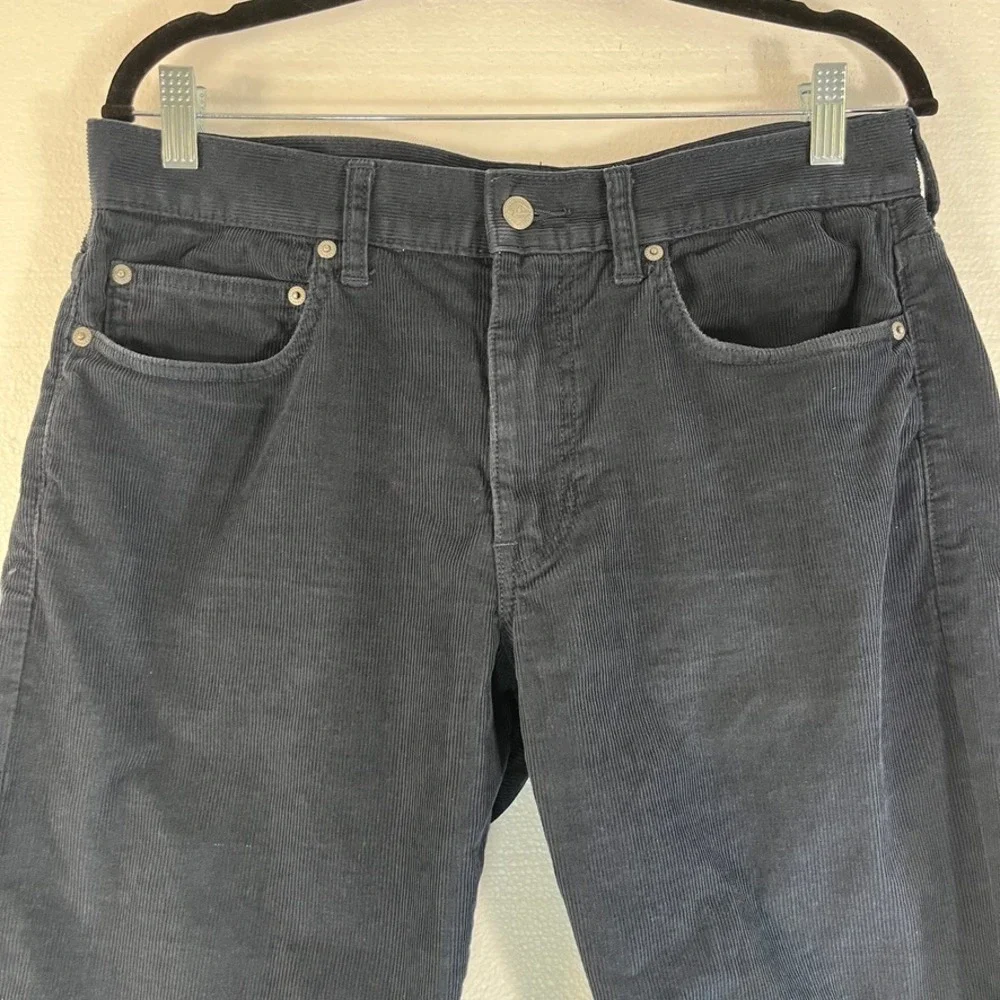 J. Crew Style 770 Corduroy‎ Pants Mens Fits 32x30 Navy Blue